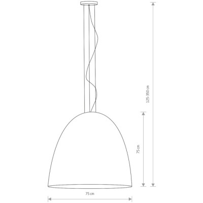 Подвесной светильник Egg Xl 10325