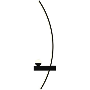 Настенный светильник Ray 10220/2LED Black R